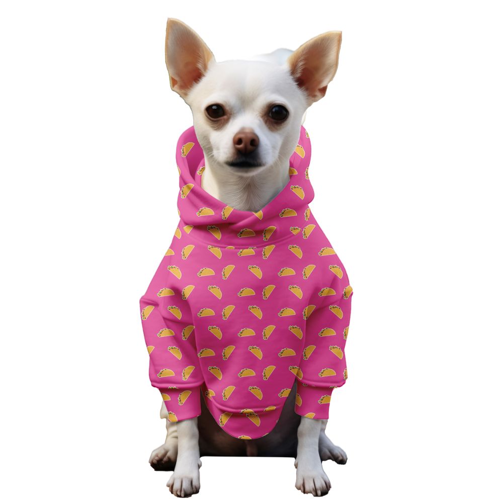 The Pink Taco, Dog Hoodie – Obnoxious Pets