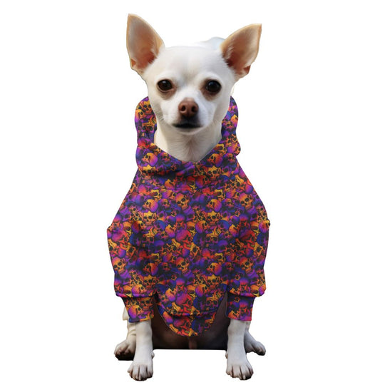 The Neon Skull, Dog Hoodie