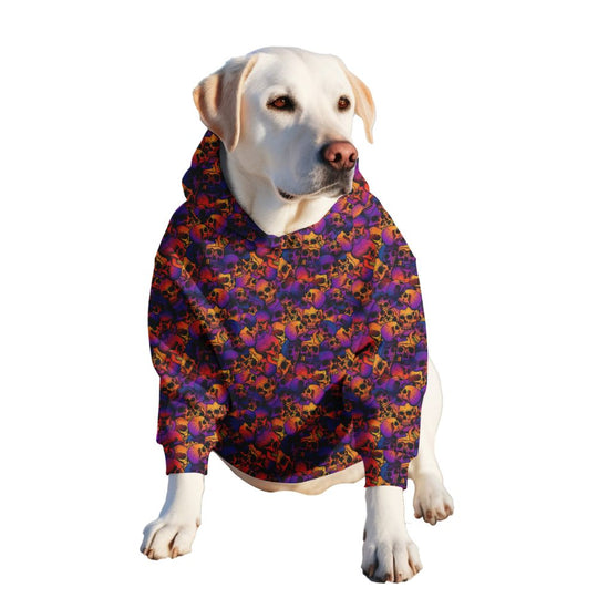 The Neon Skull, Dog Hoodie