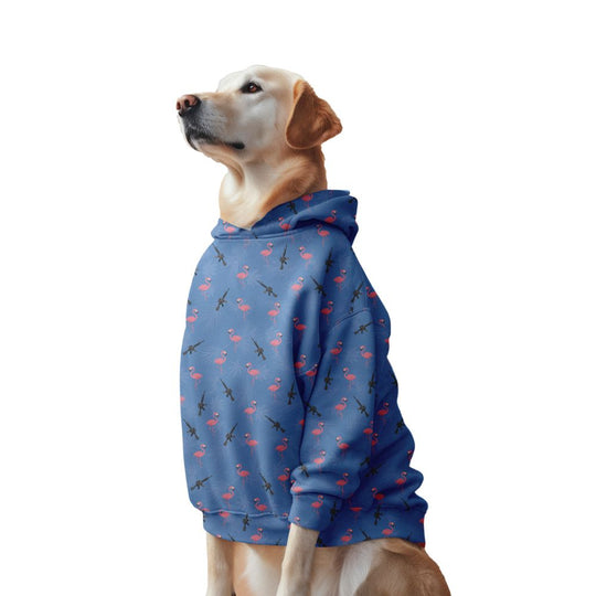 The Armed Flamingo, Dog Hoodie