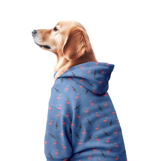 The Armed Flamingo, Dog Hoodie